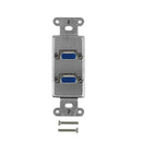 Stainless Steel Decora Strap - 2x VGA