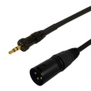 Premium Phantom Cables Balanced XLR Male To  3.5mm Locking Male Cable