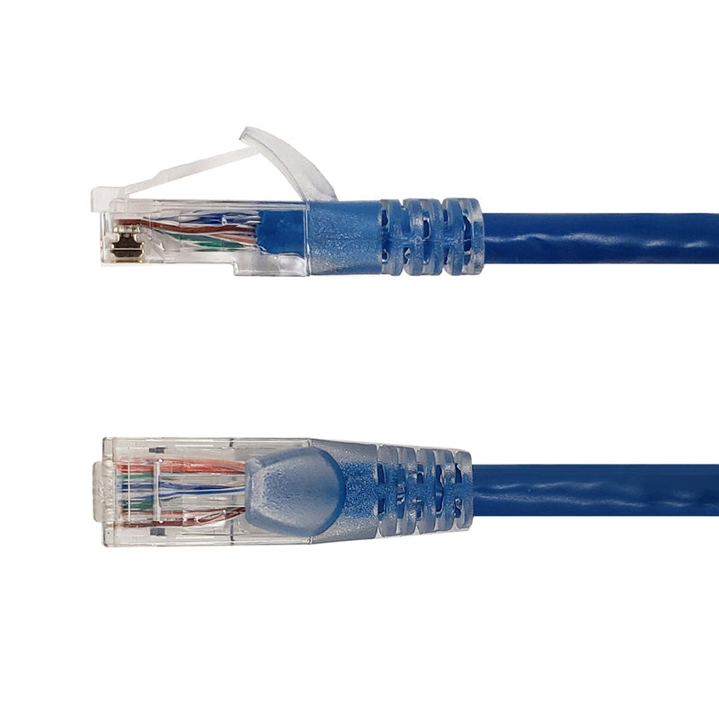 RJ45 Cat6 550MHz Clear Molded Boot Patch Cable