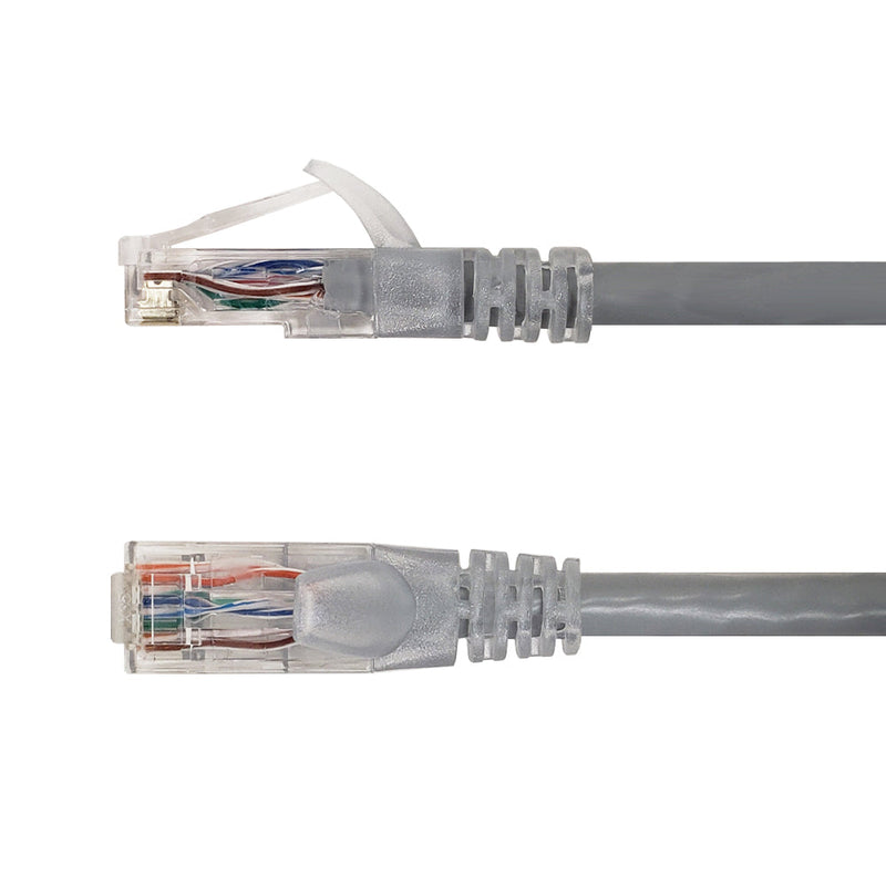 RJ45 Cat6 550MHz Clear Molded Boot Patch Cable