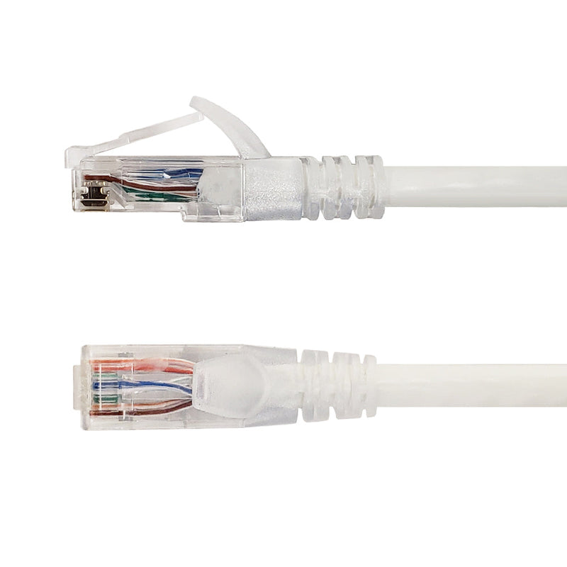 RJ45 Cat6 550MHz Clear Molded Boot Patch Cable