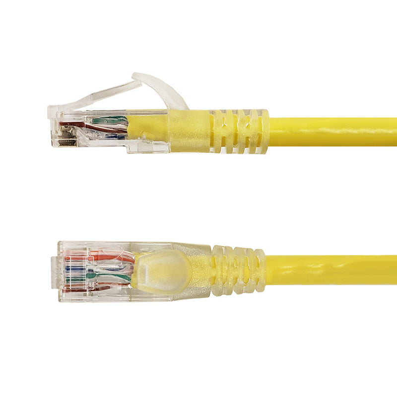 RJ45 Cat6 550MHz Clear Molded Boot Patch Cable